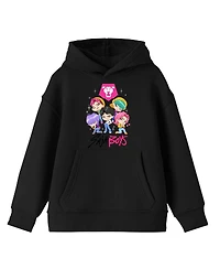 KPop Demon Hunters Saja Boys Xs - Xl Kawaii Chibi Art Long Sleeve Hoodie