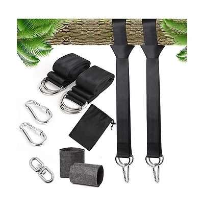 Piscifun 2600 Lbs Adjustable Tree Swing Hanging Straps Kit With Carabiners And Protectors