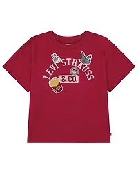 Levi's Girls' 7-16 Patches Oversized T-Shirt