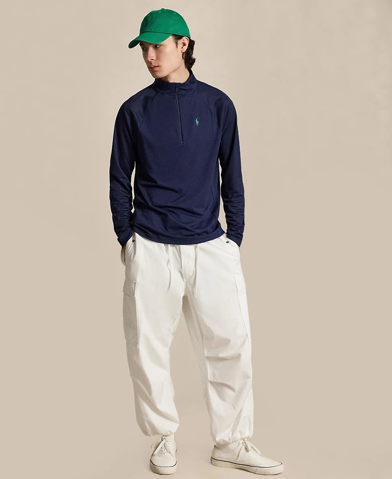 Polo Ralph Lauren Men's Us Open Paneled Stretch Quarter-Zip Sweatshirt