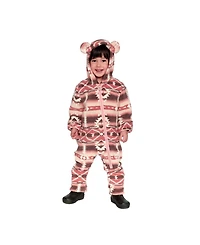 Deux par Deux Baby Girl (3M- 24M) Mid-Season Plush One-Piece Outerwear Aztec