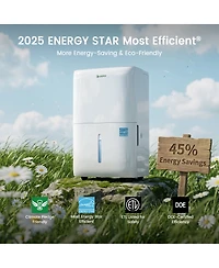 Waykar Energy Star 150 Pint Dehumidifier with Pump-Up to 7,500 Sq. Ft