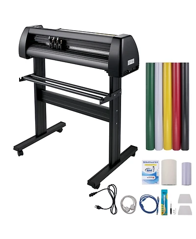 Sevorley 28 in Vinyl Cutter Machine with Floor Stand and Signmaster Software