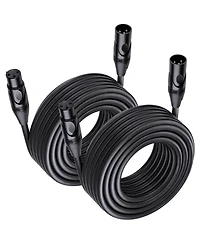 Lofree 2 Pack Xlr Microphone Cables 21 Awg Oxygen Free Copper Balanced Audio Cord