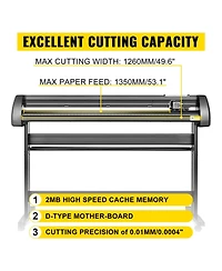 Sevorley 5-in-1 Heat Press with 53-inch Vinyl Cutter Plotter Kit