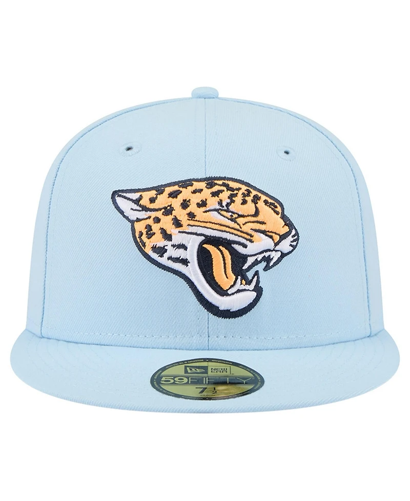 New Era Men's Coastal Blue Jacksonville Jaguars 59FIFTY Fitted Hat