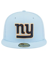 New Era Men's Coastal Blue York Giants 59FIFTY Fitted Hat