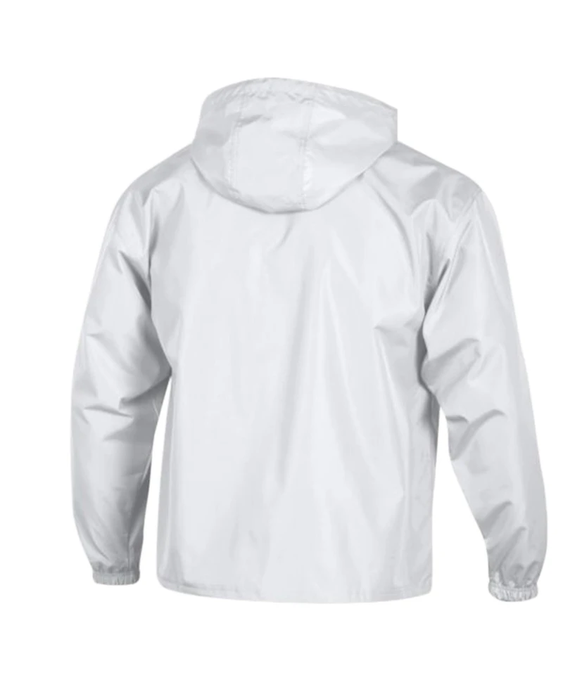 Champion Men's White Tennessee Volunteers Cloud Packable Half-Zip Hooded Sweatshirt