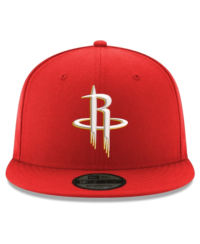 New Era Men's Red Houston Rockets 9FIFTY Snapback Hat