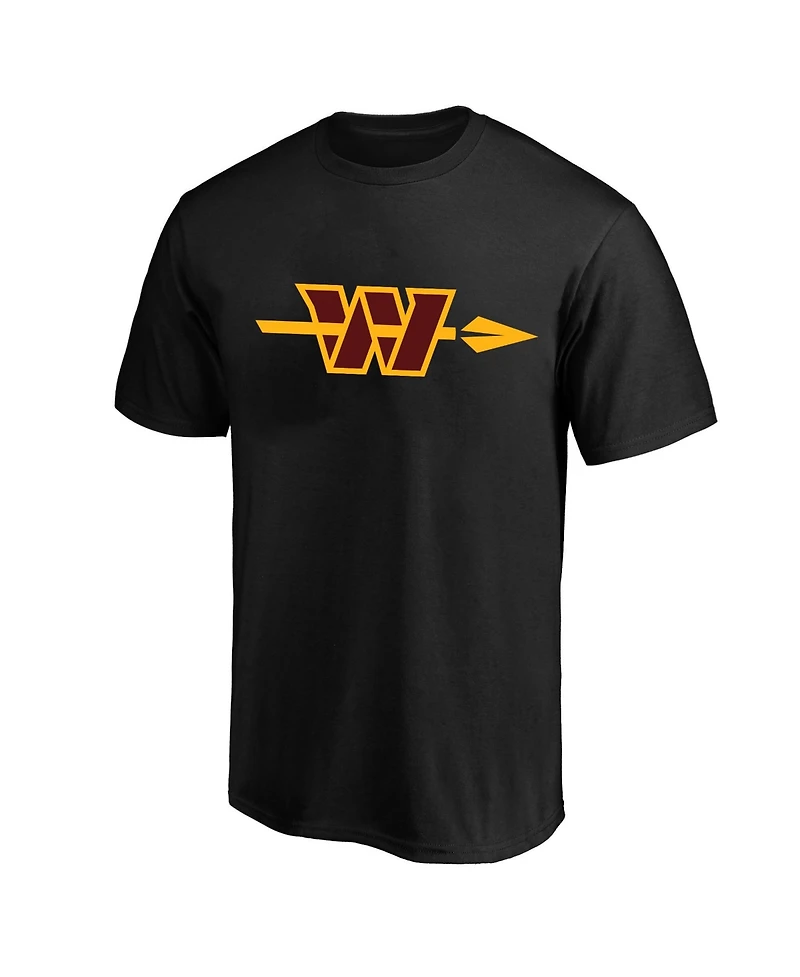 Fanatics Men's Jayden Daniels Black Washington Commanders Big Tall Player Name Number T-Shirt
