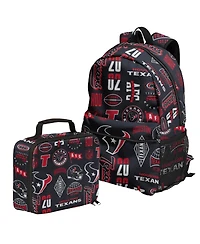 Outerstuff Houston Texans Backpack and Lunchbox Set