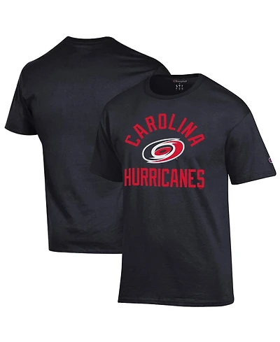 Champion Men's Black Carolina Hurricanes Primary Logo Jersey T-Shirt