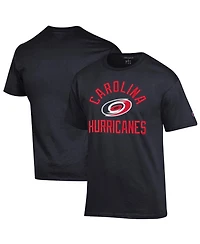 Champion Men's Black Carolina Hurricanes Primary Logo Jersey T-Shirt