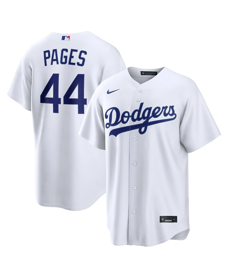 Nike Men's Andy Pages White Los Angeles Dodgers Home Replica Jersey