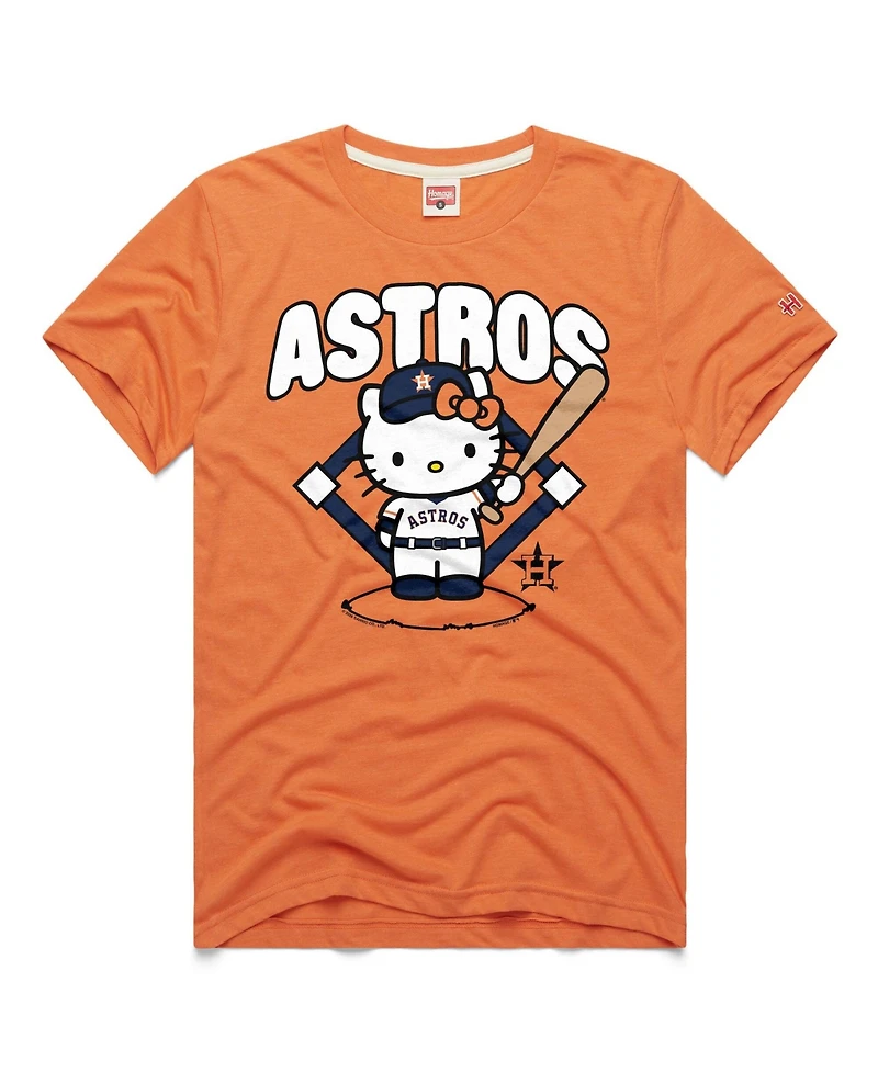 Homage Women's Houston Astros Hello Kitty Tri-Blend T-Shirt