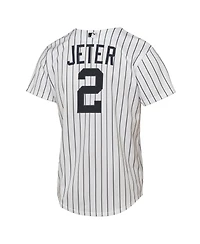 Nike Big Boys and Girls Derek Jeter White New York Yankees Home Replica Jersey