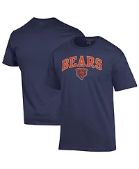 Champion Men's Navy Chicago Bears Arch Over Logo T-Shirt