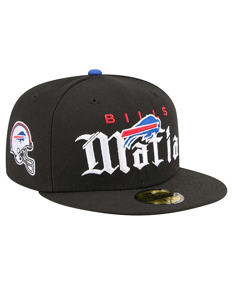 New Era Men's Black Buffalo Bills Mafia 59FIFTY Fitted Hat
