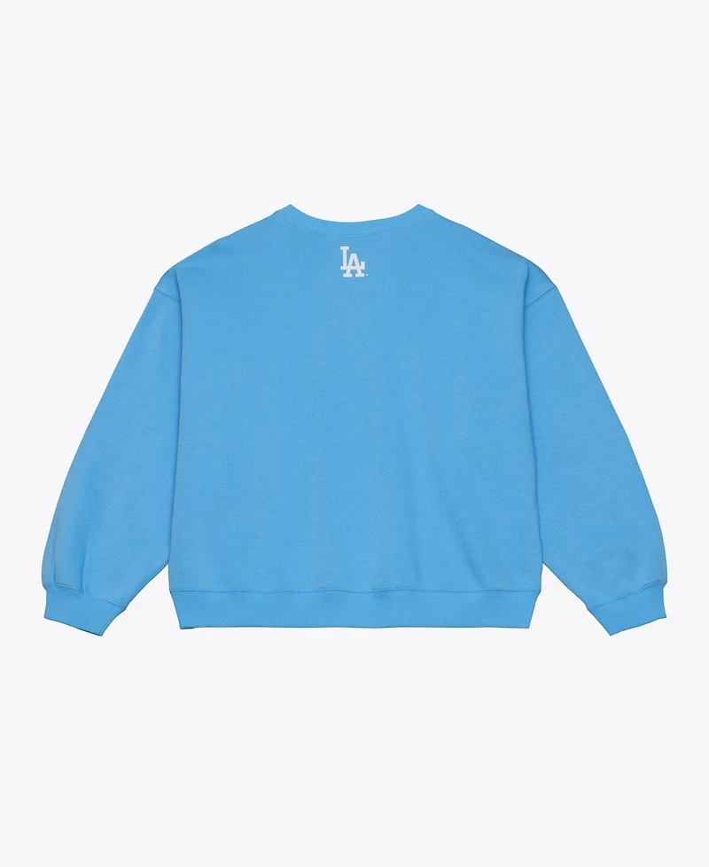 Mitchell & Ness Men's Light Blue Los Angeles Dodgers Insignia Fleece Sweatshirt