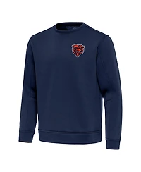 Antigua Men's Navy Chicago Bears Relevant Lightweight Pullover Sweatshirt