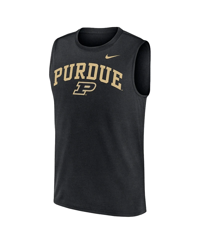 Nike Men's Black Purdue Boilermakers Legend Dri-fit Tank Top