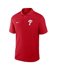 Nike Men's Red Philadelphia Phillies Dri-fit Victory Polo Shirt