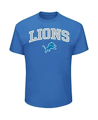Fanatics Men's Blue Detroit Lions Big Tall Arch Logo T-Shirt