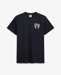 Image One Men's Black Wake Forest Demon Deacons Drawn Mascot Baseball T-Shirt