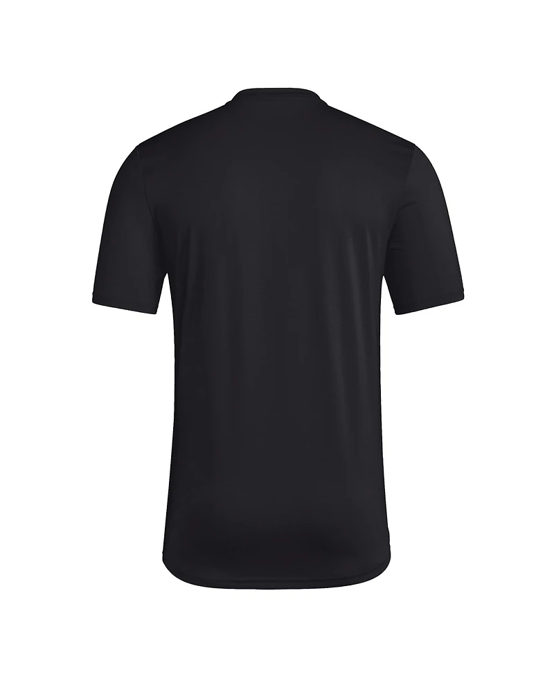 adidas Men's Black Tennessee Volunteers Wordmark Poly T-Shirt