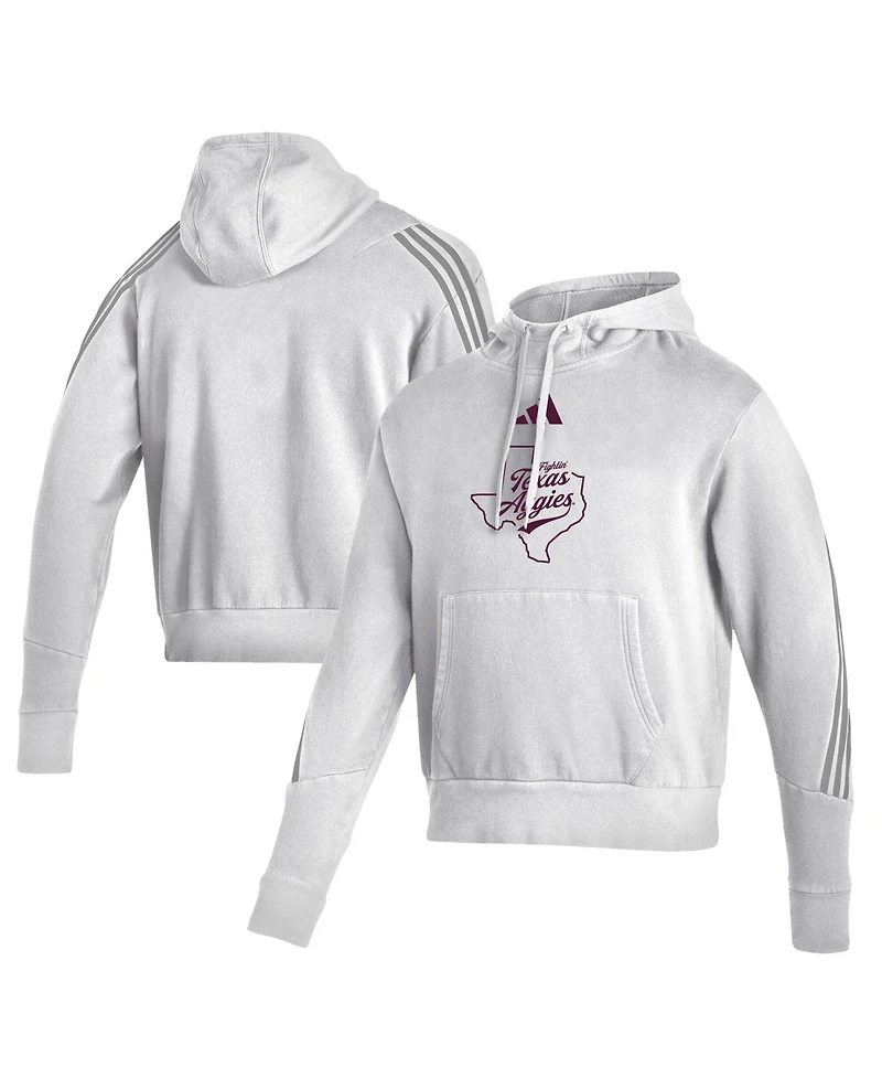 Adidas Men's White Texas A M Aggies Fightin' Hoodie