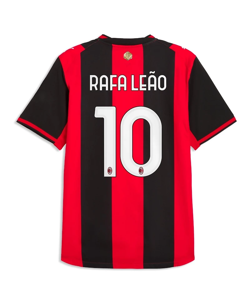 Puma Men's Rafael Leao Black/Red Ac Milan 2026/27 Home On-Field Authentic Jersey