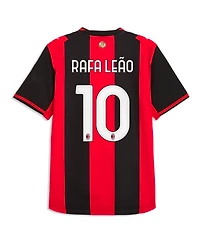 Puma Men's Rafael Leao Black/Red Ac Milan 2026/27 Home On-Field Authentic Jersey