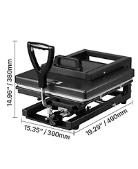 Sevorley 5-in-1 Hybrid Heat Press for Shirts, Mugs and Caps