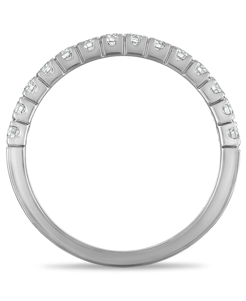Pave Diamond Band Ring in 14k Gold, Rose Gold or White Gold (1/2 ct. t.w.)