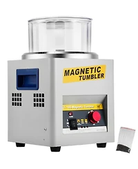 Sevorley Magnetic Tumbler, 185mm Jewelry Polisher Finisher with Adjustable Direction and 60-Minute Timer, 2000 Rpm