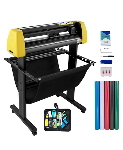 Sevorley Vinyl Cutter Machine with Camera Contour Cutting and Floor Stand