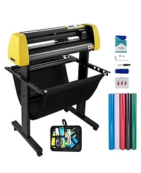 Sevorley Vinyl Cutter Machine with Camera Contour Cutting and Floor Stand