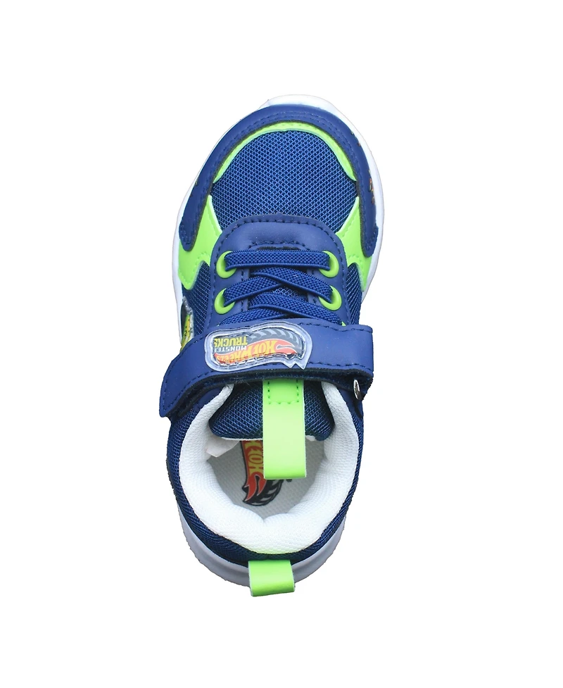 Hot Wheels Monster Trucks Toddler Light-Up Sneakers