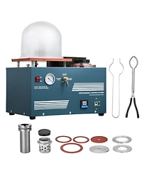 Sevorley Vacuum Investment Casting Machine with Melting Furnace, All-in-One Jewelry Caster