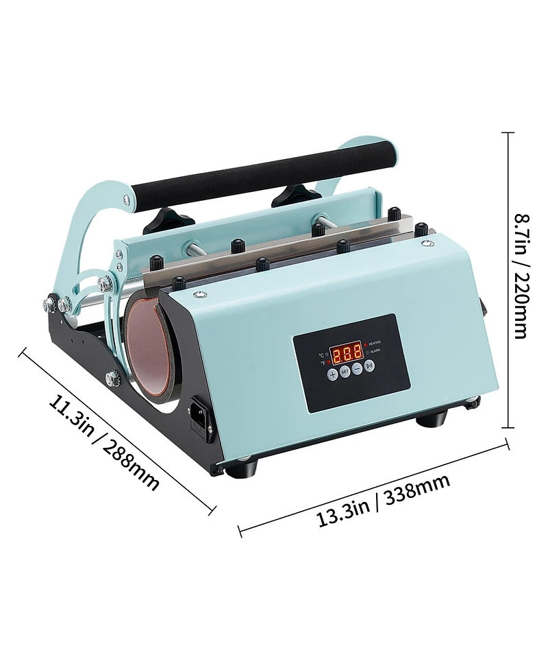 Sevorley Tumbler Heat Press Machine, 11-30 oz Mug Press with Sublimation Kit and Digital Temp and Time Control