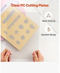 Sevorley Clear Polycarbonate Cutting Plates, 6-Pack for Die Cutting Machines
