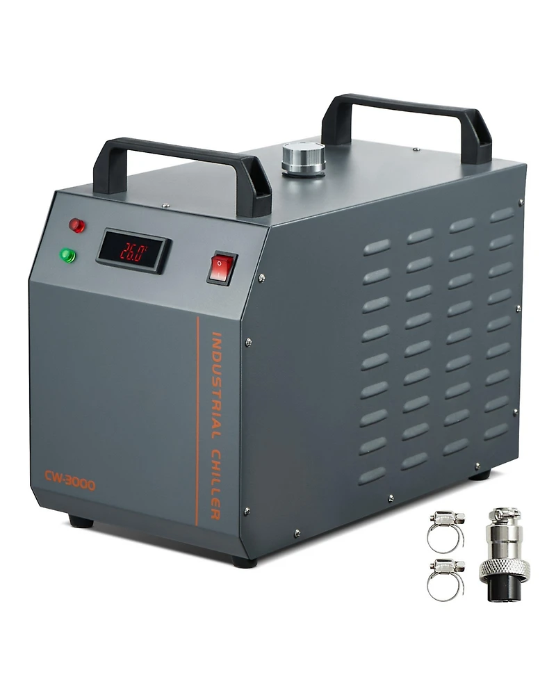 Sevorley Cw-3000 Industrial Water Chiller, 12L Tank, 80W Laser Cooling System