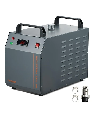 Sevorley Cw-3000 Industrial Water Chiller, 12L Tank, 80W Laser Cooling System