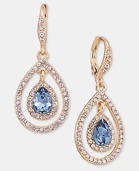 Givenchy Stone Pear-Shape Orbital Drop Earrings