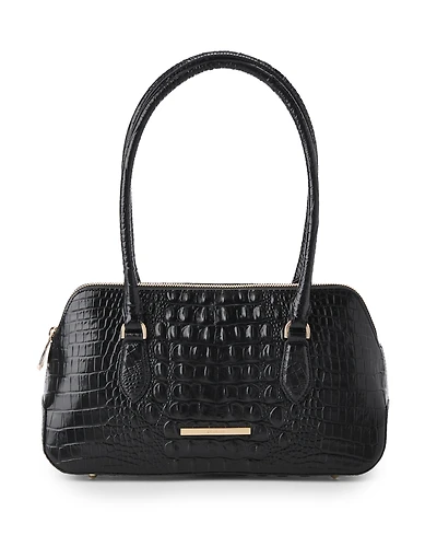 Brahmin Jennifer Melbourne Medium Leather Satchel Handbag