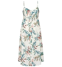 Lascana Women's Button Up Panel Dress