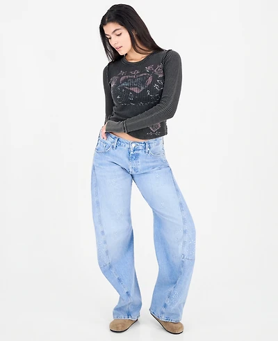 Free People Women's Fable Twisted Seam Jeans