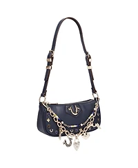 True Religion Chain and Studs Shoulder Bag