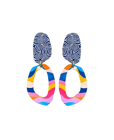 Swanky Designs Nailah Ii Sculptural Statement Earrings