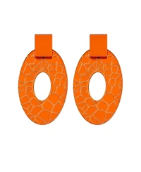 Swanky Designs Amani Mirror Lightweight Acrylic Statement Earrings
